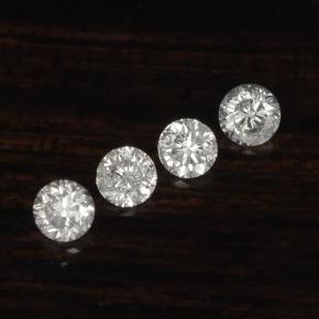 캐럿 천연 화이트 다이아몬드 보석, 라운드 컷, 1.81 mm, VS-SI