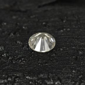 0.04캐럿 천연 라이트 옐로우 다이아몬드, 라운드 컷, 2.40 mm, VS-SI