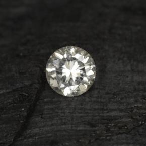 0.07캐럿 천연 화이트 다이아몬드, 라운드 컷, 2.53 mm, VS-SI