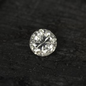 0.05캐럿 천연 화이트 다이아몬드, 라운드 컷, 2.19 mm, VS-SI
