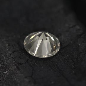 0.20캐럿 천연 라이트 샴페인 다이아몬드, 라운드 컷, 3.79 mm, VS-SI