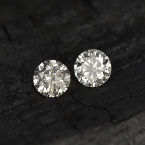 캐럿 천연 화이트 다이아몬드 보석, 라운드 컷, 1.81 mm, VS-SI