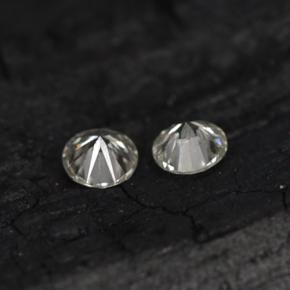 캐럿 천연 화이트 다이아몬드 보석, 라운드 컷, 1.81 mm, VS-SI