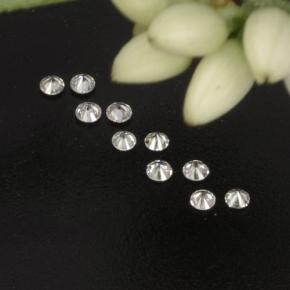 캐럿 천연 화이트 다이아몬드 보석, 라운드 컷, 1.31 mm, VS-SI