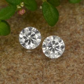 0.06캐럿 천연 화이트 다이아몬드 보석, 라운드 컷, 2.00 mm, VS-SI