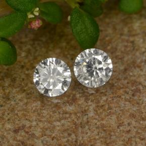 0.06캐럿 천연 화이트 다이아몬드 보석, 라운드 컷, 2.00 mm, VS-SI