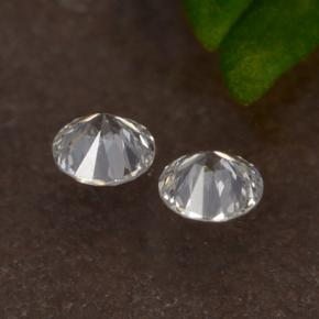 0.07캐럿 천연 화이트 다이아몬드 보석, 라운드 컷, 2.05 mm, VS-SI