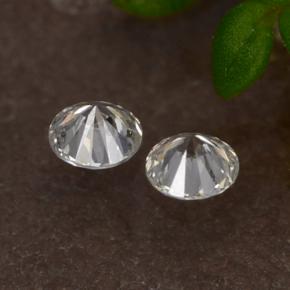 0.06캐럿 천연 화이트 다이아몬드 보석, 라운드 컷, 2.06 mm, VS-SI