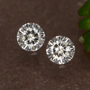 0.05캐럿 천연 화이트 다이아몬드 보석, 라운드 컷, 1.97 mm, VS-SI