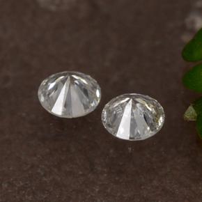0.05캐럿 천연 화이트 다이아몬드 보석, 라운드 컷, 1.97 mm, VS-SI