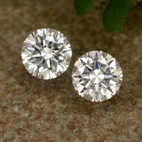 0.07캐럿 천연 화이트 다이아몬드 보석, 라운드 컷, 2.09 mm, VS-SI