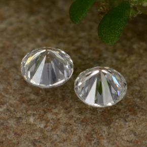 0.07캐럿 천연 화이트 다이아몬드 보석, 라운드 컷, 2.09 mm, VS-SI