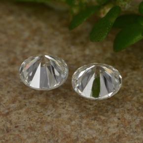 0.07캐럿 천연 화이트 다이아몬드 보석, 라운드 컷, 2.08 mm, VS-SI
