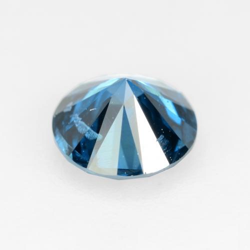 0.32캐럿 천연 런던 블루 다이아몬드, 라운드 컷, 4.49 mm, SI