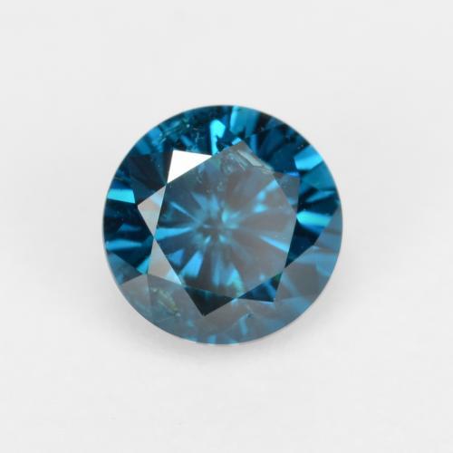 0.28캐럿 천연 런던 블루 다이아몬드, 라운드 컷, 4.21 mm, VS-SI