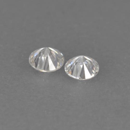 0.02캐럿 천연 따뜻한 화이트 다이아몬드 보석, 라운드 컷, 1.73 mm, VVS-VS