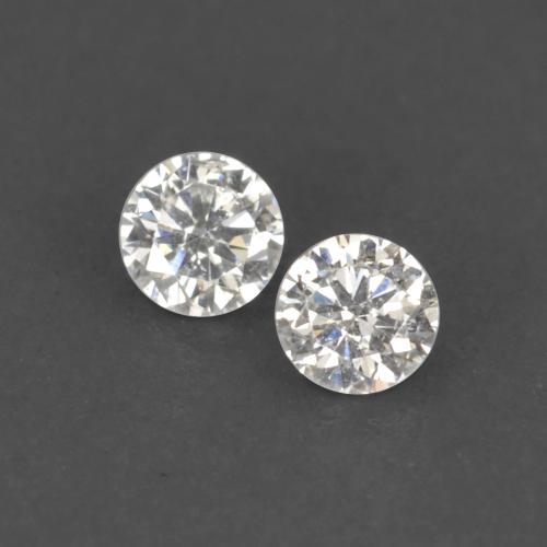 0.02캐럿 천연 따뜻한 화이트 다이아몬드 보석, 라운드 컷, 1.68 mm, VS