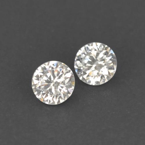 0.02캐럿 천연 따뜻한 화이트 다이아몬드 보석, 라운드 컷, 1.68 mm, VS