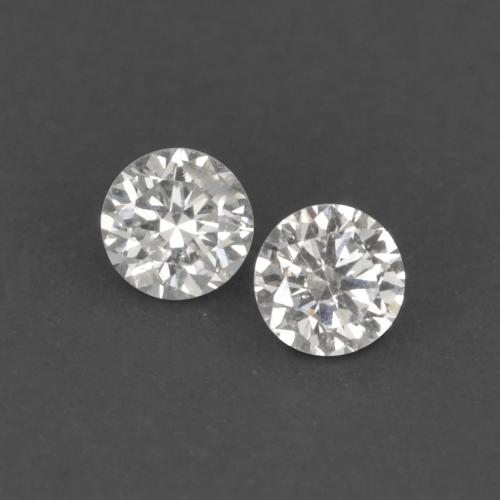 0.03캐럿 천연 따뜻한 화이트 다이아몬드 보석, 라운드 컷, 1.72 mm, VVS-VS