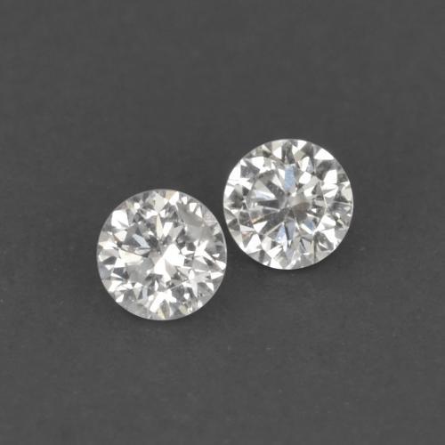 0.03캐럿 천연 따뜻한 화이트 다이아몬드 보석, 라운드 컷, 1.72 mm, VVS-VS