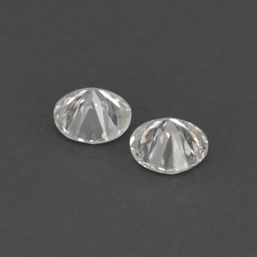 0.03캐럿 천연 따뜻한 화이트 다이아몬드 보석, 라운드 컷, 1.72 mm, VVS-VS