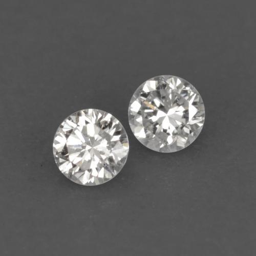 0.02캐럿 천연 따뜻한 화이트 다이아몬드 보석, 라운드 컷, 1.71 mm, VVS-VS