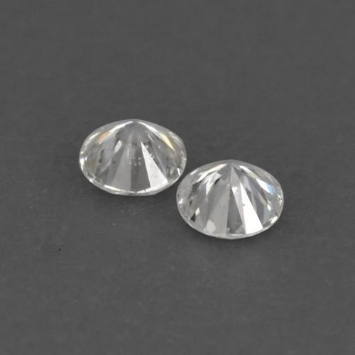 0.02캐럿 천연 따뜻한 화이트 다이아몬드 보석, 라운드 컷, 1.71 mm, VVS-VS