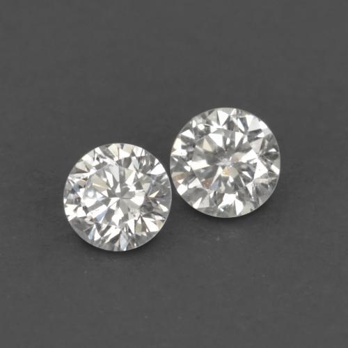 0.04캐럿 천연 따뜻한 화이트 다이아몬드 보석, 라운드 컷, 1.73 mm, VVS-VS