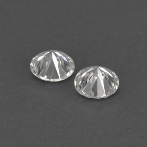 0.04캐럿 천연 따뜻한 화이트 다이아몬드 보석, 라운드 컷, 1.73 mm, VVS-VS