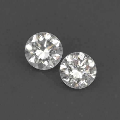 0.03캐럿 천연 따뜻한 화이트 다이아몬드 보석, 라운드 컷, 1.73 mm, VVS-VS