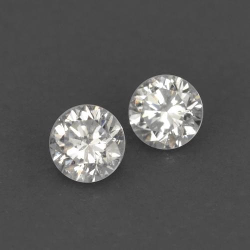 0.03캐럿 천연 따뜻한 화이트 다이아몬드 보석, 라운드 컷, 1.73 mm, VVS-VS