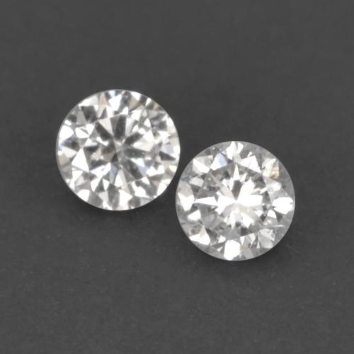 0.02캐럿 천연 따뜻한 화이트 다이아몬드 보석, 라운드 컷, 1.67 mm, VVS-VS