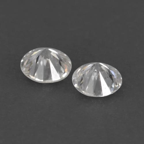0.02캐럿 천연 따뜻한 화이트 다이아몬드 보석, 라운드 컷, 1.67 mm, VVS-VS