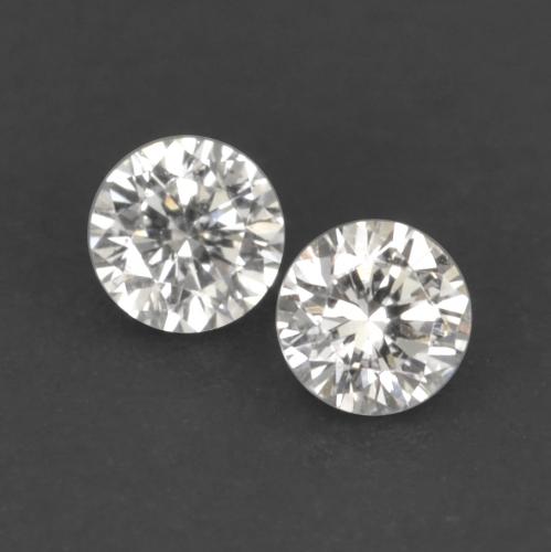 0.04캐럿 천연 따뜻한 화이트 다이아몬드 보석, 라운드 컷, 1.74 mm, VVS-VS
