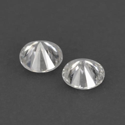 0.03캐럿 천연 따뜻한 화이트 다이아몬드 보석, 라운드 컷, 1.67 mm, VVS-VS
