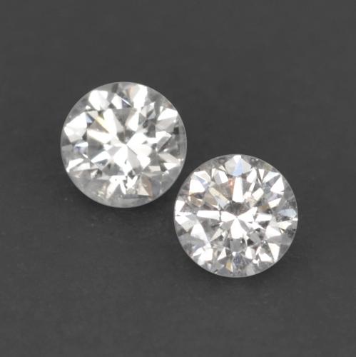 0.03캐럿 천연 따뜻한 화이트 다이아몬드 보석, 라운드 컷, 1.70 mm, VVS-VS