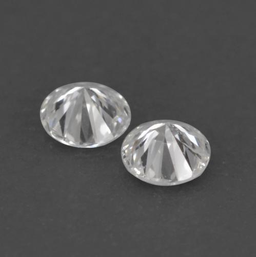 0.04캐럿 천연 따뜻한 화이트 다이아몬드 보석, 라운드 컷, 1.74 mm, VVS-VS
