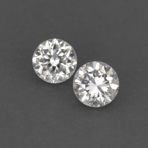 0.04캐럿 천연 따뜻한 화이트 다이아몬드 보석, 라운드 컷, 1.72 mm, VS