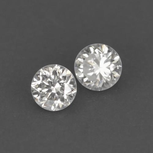 0.04캐럿 천연 따뜻한 화이트 다이아몬드 보석, 라운드 컷, 1.72 mm, VS
