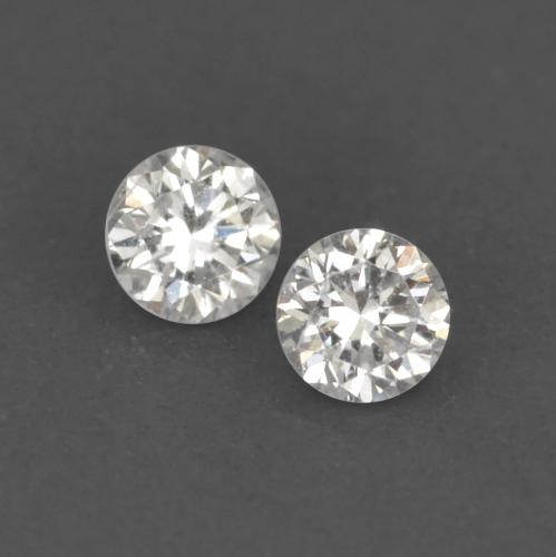0.03캐럿 천연 따뜻한 화이트 다이아몬드 보석, 라운드 컷, 1.71 mm, VS