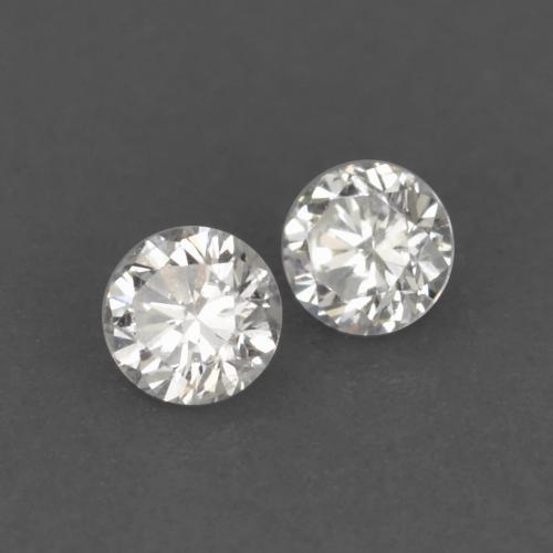 0.03캐럿 천연 따뜻한 화이트 다이아몬드 보석, 라운드 컷, 1.71 mm, VS