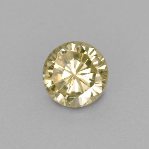 0.11캐럿 천연 샴페인 다이아몬드, 라운드 컷, 3.07 mm, VVS-VS