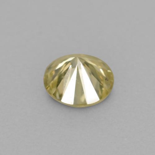 0.11캐럿 천연 샴페인 다이아몬드, 라운드 컷, 3.07 mm, VVS-VS
