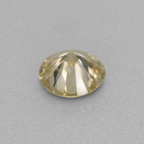 0.10캐럿 천연 샴페인 다이아몬드, 라운드 컷, 3.04 mm, VVS-VS