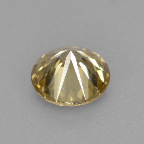 0.31캐럿 천연 샴페인 다이아몬드, 라운드 컷, 4.26 mm, VS