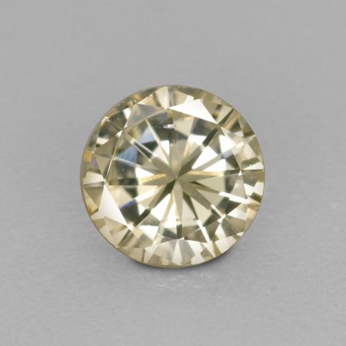 0.16캐럿 천연 샴페인 다이아몬드, 라운드 컷, 3.88 mm, VS