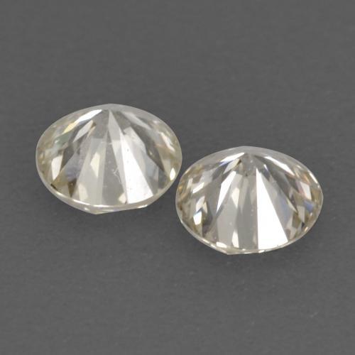 0.24캐럿 천연 따뜻한 화이트 다이아몬드 보석, 라운드 컷, 3.08 mm, VVS-VS