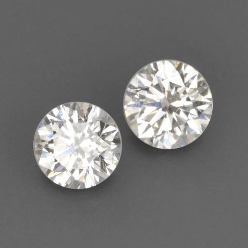 0.13캐럿 천연 따뜻한 화이트 다이아몬드 보석, 라운드 컷, 2.71 mm, VVS-VS