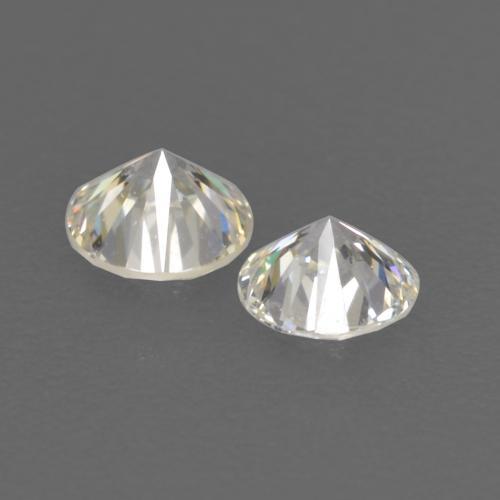 0.17캐럿 천연 따뜻한 화이트 다이아몬드 보석, 라운드 컷, 2.78 mm, VVS-VS