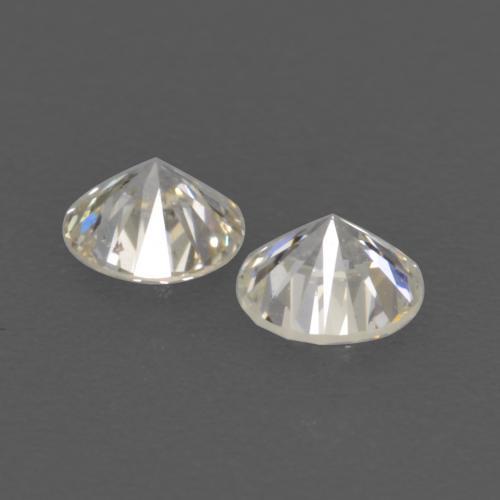 0.17캐럿 천연 따뜻한 화이트 다이아몬드 보석, 라운드 컷, 2.76 mm, VVS-VS
